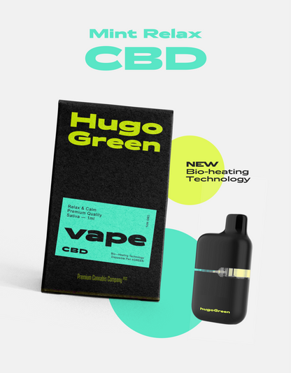 Mint Relax - Vape Pen TANK | CBD | Hugo Green